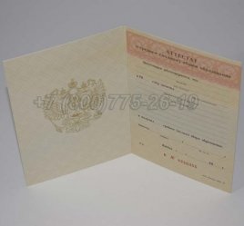 Аттестат За 11 Класс 2004г в Нижнем Тагиле